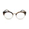 2SeeLife Round Cat-Eye Reading Glasses for Women | Brown, 1.75 view 1