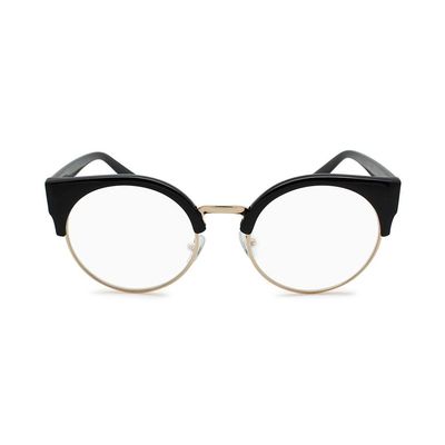 2SeeLife Round Cat-Eye Reading Glasses for Women | Black, 2.25