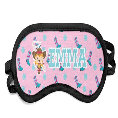 YouCustomizeIt Personalized Cowgirl Sleeping Eye Mask - Small