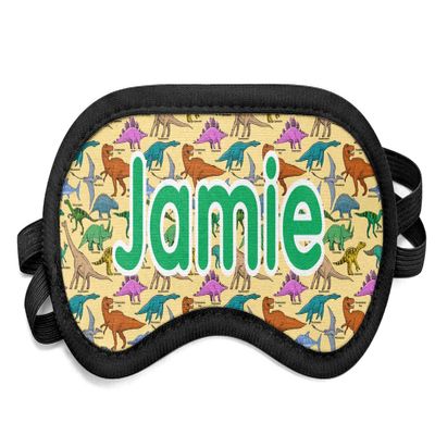 YouCustomizeIt Personalized Dinosaurs Sleeping Eye Mask - Small