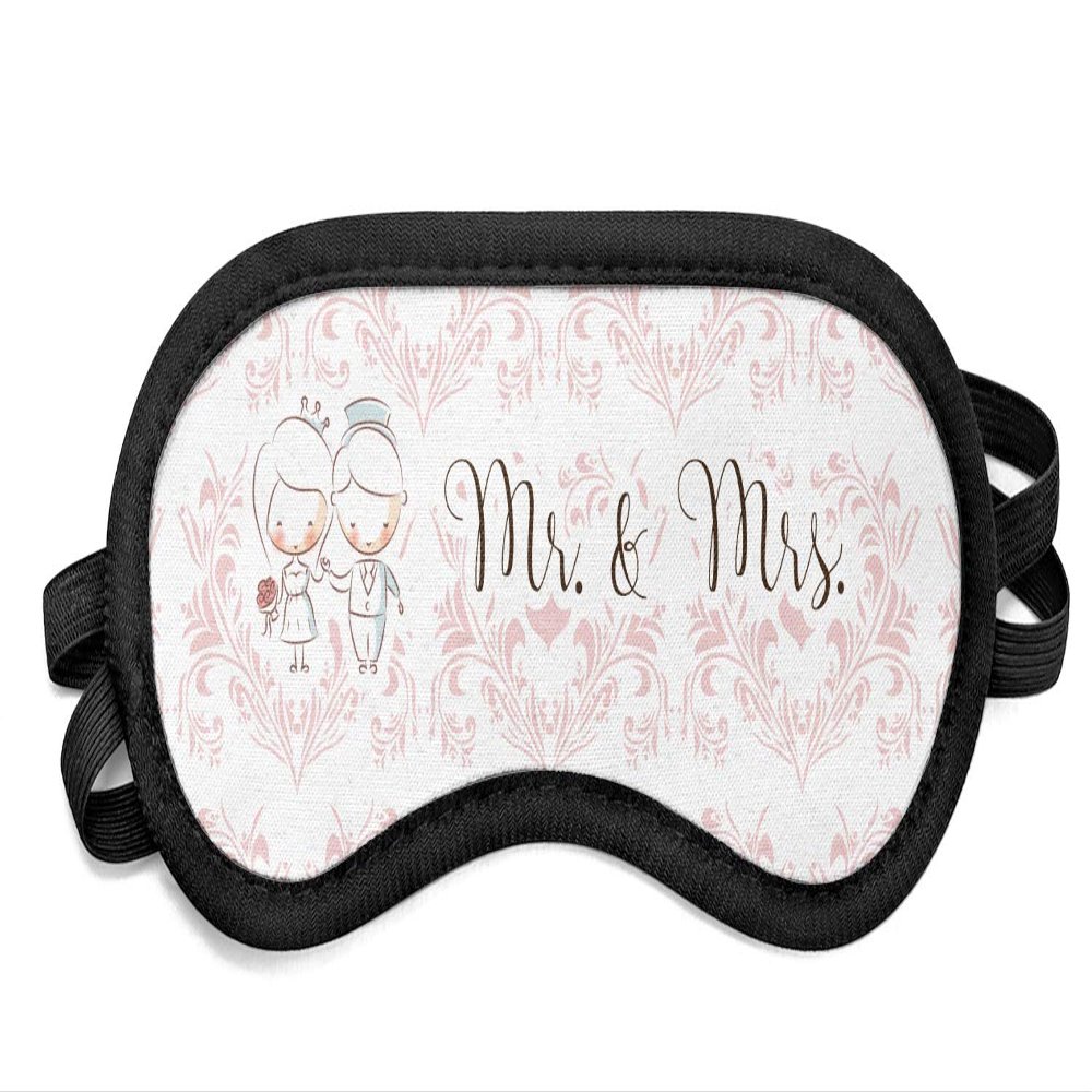 YouCustomizeIt Personalized Wedding People Sleeping Eye Mask - Small