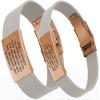 ROAD iD Bracelet - Official Identification Wristband - Silicone Clasp Identification Bracelet and Sport ID for Athletes view 1