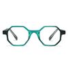 2SeeLife Oversized Hexagon TR-90 Reading Glasses for Men & Women MediumWide Fit, Durable, Spring Hinges, Premium Readers, Emerald, +2.75 view 1