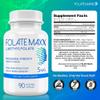 FolateMaxx L Methylfolate 5mg, 90 Capsules  Doctor Formulated Methyl Folate Supplement for Women & Men  High Potency 5-MTHF for Energy, Mood & Focus  Non-GMO, Gluten-Free (3-Month Supply) view 4
