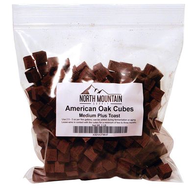 North Mountain Supply - AMPTC-1lb American Oak Cubes (Medium Plus Toast, 1 Pound)