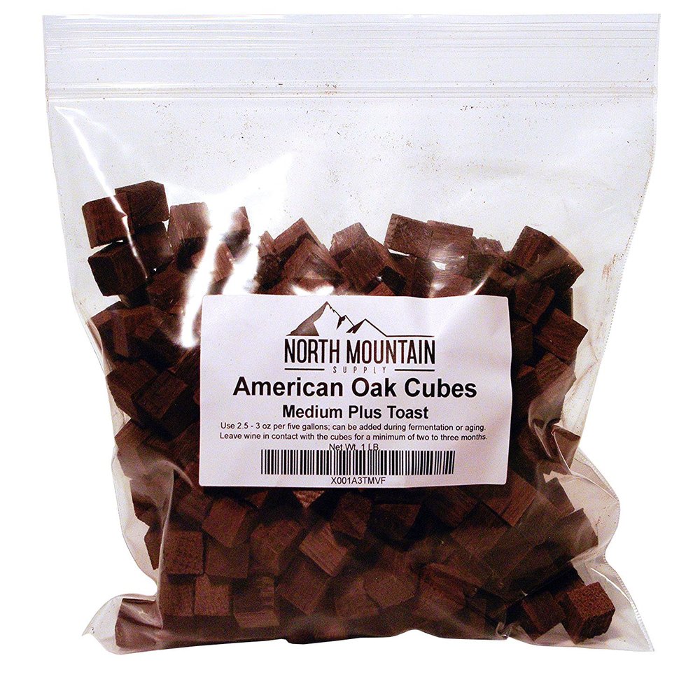 North Mountain Supply - AMPTC-1lb American Oak Cubes (Medium Plus Toast, 1 Pound)