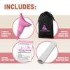 Pitch and Trek Women's Silicone Urination Device for Travel & Outdoor, Pink view 3