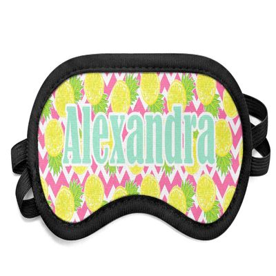 YouCustomizeIt Personalized Pineapples Sleeping Eye Mask - Small