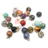 YANNEN 12X14mm Mini Apple Stone Pendant Natural Crystal Gemstone DIY Jewellery Accessories(Lapis Lazuli,20 PCS) view 4