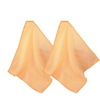 ExhilaraZ Household 2Pcs 25x25cm Microfiber Cleaning Cloth Towel Home Car No-Scratch Washing Cloth