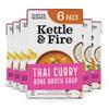 KETTLE & FIRE Organic Reduced Sodium Chicken Bone Broth, 16.9 OZ view 1
