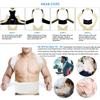 Thoracic Back Brace Posture Corrector - Magnetic Support for Neck Shoulder Upper and Lower Back Pain Relief - Perfect Posture Brace for Cervical Lumbar Spine - Fully Adjustable Belt (Beige, Large) view 4