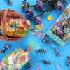 Chuangdi 100 Pack Easter Treat Bags Bunny Candy Cellophane Bag Easter Egg Goodie Cooikes Gift for Party Favor Supplies(Egg and Rabbit Style) view 2