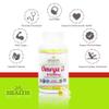Health As It Ought To Be Omega 3 400/300 mg Supplement | Physician Formulated EPA/DHA in Ethyl Ester Form Wild Caught Icelandic Fish Oil with Lemon | 120 Capsules view 3