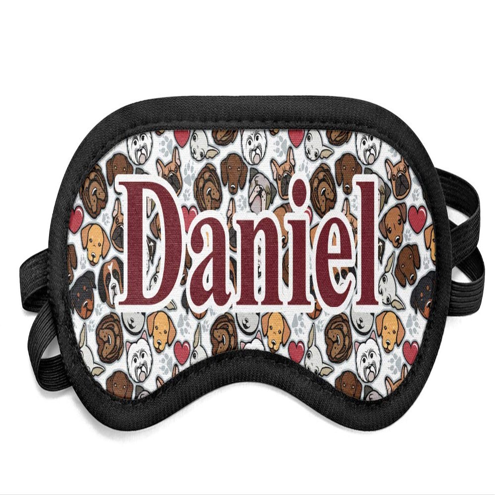 YouCustomizeIt Personalized Dog Faces Sleeping Eye Mask - Small
