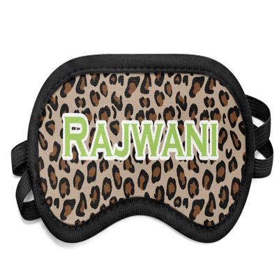 YouCustomizeIt Personalized Granite Leopard Sleeping Eye Mask - Small