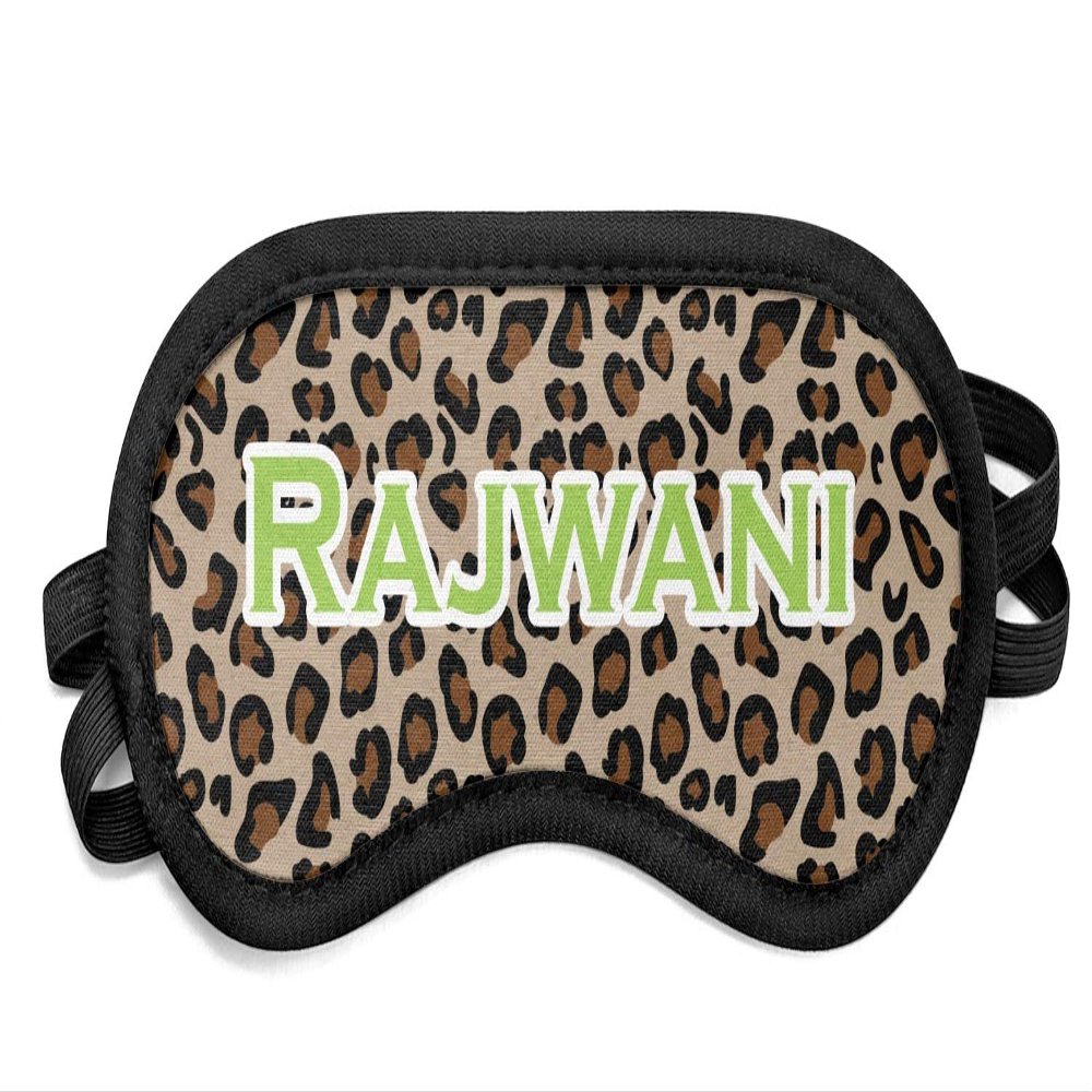YouCustomizeIt Personalized Granite Leopard Sleeping Eye Mask - Small