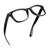 LifeArt Blue Light Blocking Glasses, Anti Eyestrain, Computer Reading Glasses, Gaming Glasses, TV Glasses for Women Men, Anti Glare (Black, +1.00 Magnification) view 1