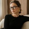 2SeeLife Oversized Hexagon TR-90 Reading Glasses for Men & Women MediumWide Fit, Durable, Spring Hinges, Premium Readers, Black, +1.00 view 2