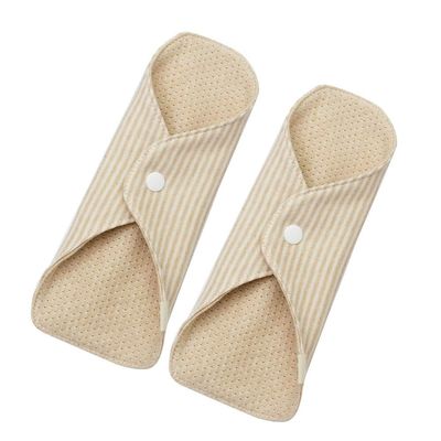 Healifty Soft Breathable Washable Cotton Menstrual Pads Reusable Sanitary Towels for Women Random Style