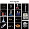 1000ml Lab Essential Oil Steam Distillation Apparatus Glassware Kits Water Distiller Purifier Distillation Device Set Home Distiller Oil Extraction Chemical Experiment Equipment with Heater Lift view 4