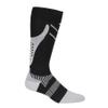 NuVein Compression Socks, 15-20 mmHg Support for Athletic Performance and Medical Recovery, Knee High, Closed Toe, Silver on Black, Large view 1