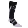 NuVein Compression Socks, 15-20 mmHg Support for Athletic Performance and Medical Recovery, Knee High, Closed Toe, Silver on Black, Large view 2