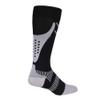NuVein Compression Socks, 15-20 mmHg Support for Athletic Performance and Medical Recovery, Knee High, Closed Toe, Silver on Black, Large view 3