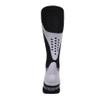 NuVein Compression Socks, 15-20 mmHg Support for Athletic Performance and Medical Recovery, Knee High, Closed Toe, Silver on Black, Large view 4