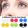 Elcoho 24 Pack Contact Lens Cases Contact Lens Holder Box Left/Right Eyes Contact Lens Container, 6 Colors view 4