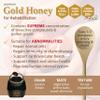 Premium Tualang Gold Honey 8.8oz (TA 10.5+, Pollen Count 6.5M+, Pollen Variety 200+) Supreme Choice for Rehabilitation, Wild-ripening on 250ft Treetop, Raw, Unpasteurised, Unfiltered view 4