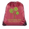Family Tree with Custom Name and Date-Family Reunion Party Favor Bags - 10PK Maroon CE2500FAM S11 view 1