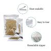 PABCK 100 Pack Mini Clear Front Foil Bag Resealable Mylar Bags 2.3x3.9 inch view 3
