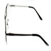 Aloha Eyewear Tek Spex 8004 Unisex Progressive No-Line Aviator Bifocal Reader Glasses (Chrome +1.50) view 3