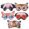 5 Pack Cute Animal Funny Sleep Eye Mask for Sleeping Cat Dog Soft Plush Blindfold Sleep Masks Eye Cover Eyeshade for Kids Girls Men Women Plane Travel Nap Night Sleeping Multicolored view 1
