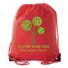 Family Tree with Custom Name and Date-Family Reunion Party Favor Bags - 10PK Red CE2500FAM S11 view 1