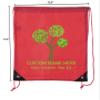 Family Tree with Custom Name and Date-Family Reunion Party Favor Bags - 10PK Red CE2500FAM S11 view 2