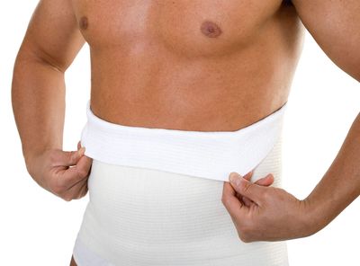 EGi High Quality Merino Wool Elastic Belt/Band Support Wrap Thermotherapy. Proudly Made in Italy. (20% Merino Wool 25% Cotton,6 (Waist 42''/47''))