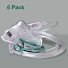 Adult Oxygen Mask with 6.6' Tubing - Soft - XL Size - 6 Pack view 2