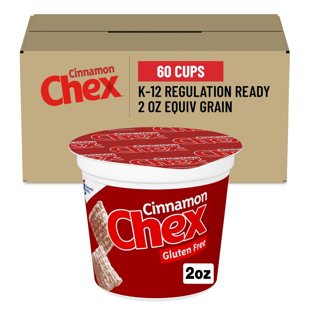 Cinnamon Chex Cup Cereal, 2 Oz (Pack of 60)