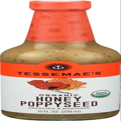 Tessemae's, Dressing Honey Poppyseed Organic, 10 Fl Oz