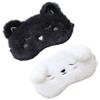 2 Pack Cute Animal Sleep Mask for Girls Cute Cartoon Cat Dog Soft Plush Blindfold Sleep Masks Eye Cover for Women Girls Travel Nap Night Sleeping view 1