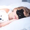 2 Pack Cute Animal Sleep Mask for Girls Cute Cartoon Cat Dog Soft Plush Blindfold Sleep Masks Eye Cover for Women Girls Travel Nap Night Sleeping view 2