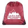 Mountains with Custom Name - Family Reunion Party Favor Bags - 10PK Maroon CE2500FAM S21B view 1