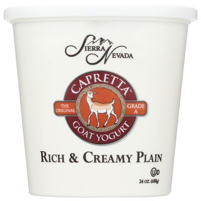 SIERRA NEVADA CHEESE Plain Goats Milk Yogurt, 24 OZ