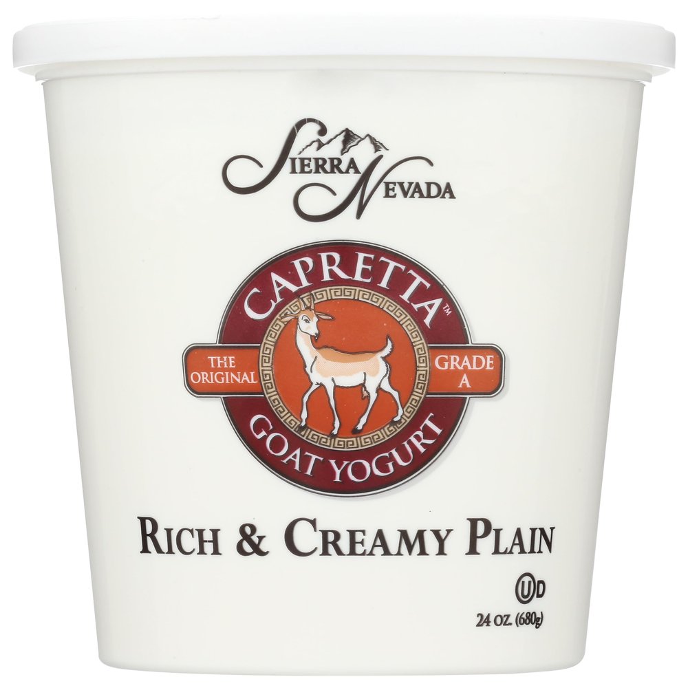 SIERRA NEVADA CHEESE Plain Goats Milk Yogurt, 24 OZ