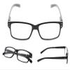 LUR READING GLASSES 6 Pack Spring Hinge Comfort Plastic Readers (Black) view 4