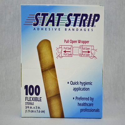 15210 - Description : American White Cross Fabric Adhesive Strips - American White Cross Stat-Strip Adhesive Bandages, DUKAL Corporation - Pack of 100