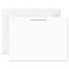 14 & Orange Circles Personalized Flat Note Cards  4 1/8 inches x 5 1/2 inches, Heavyweight Stock, Matching Envelopes, (Set of 10), by Fine Stationery view 1