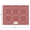 14 & Orange Circles Personalized Flat Note Cards  4 1/8 inches x 5 1/2 inches, Heavyweight Stock, Matching Envelopes, (Set of 10), by Fine Stationery view 2